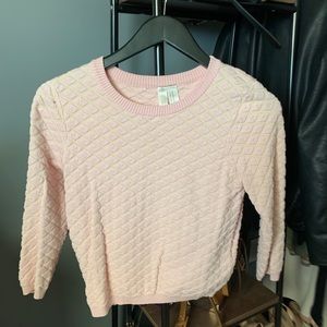 Baby pink sweater